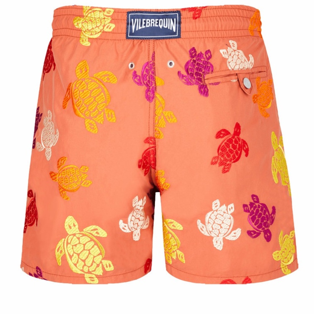 Vilebrequin Ronde Tortues Embroidered Swim Shorts Limited Edition $690, M, NWT - Picture 3 of 13